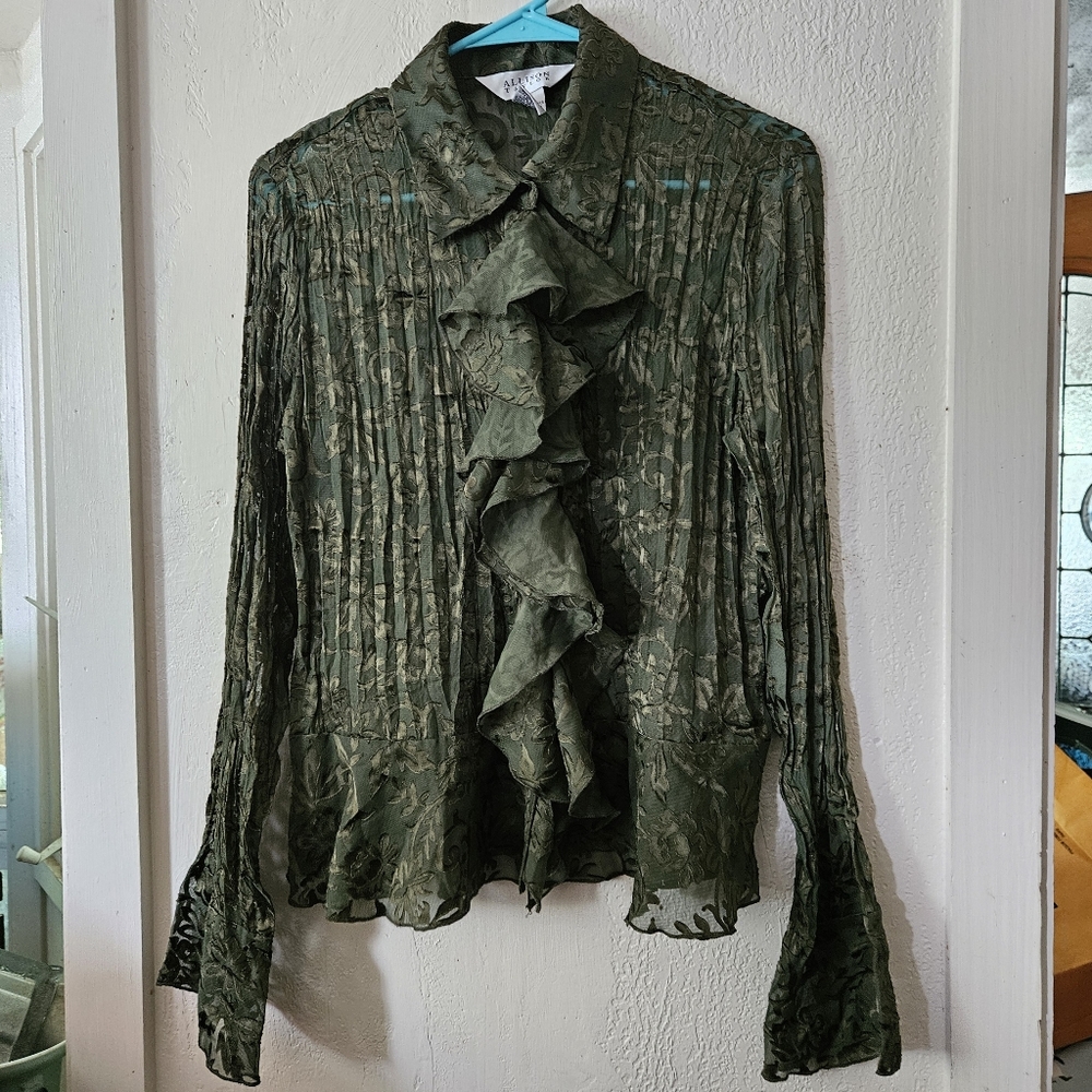 Vintage Allison Taylor Ruffled Blouse